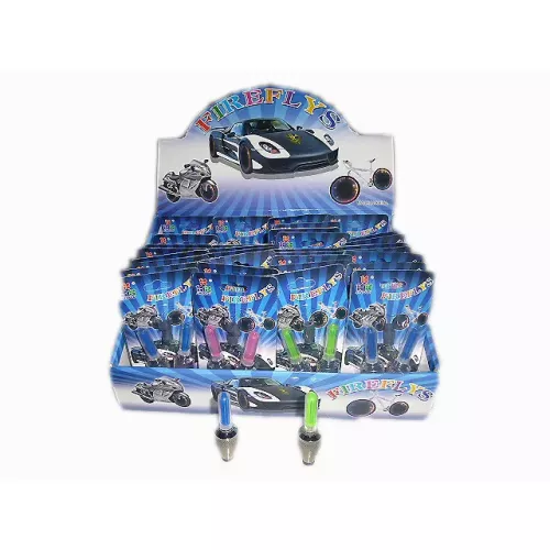 LED 2 Ventilkappen in verschiedenen Farben für Fahrrad- und  Autoventil