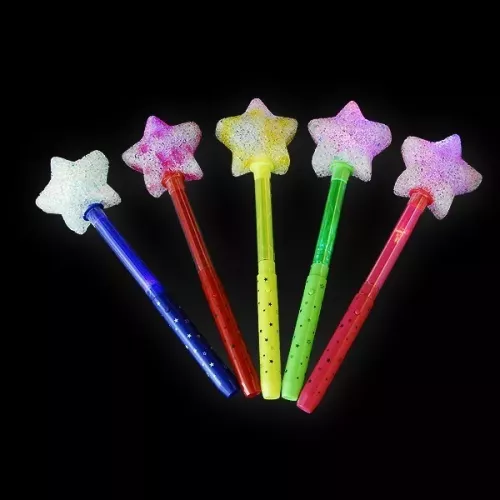 FEENSTAB LED Zauberstab LED STAB leucht blink STERN LÄNGE Sternen STAR
