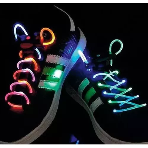 LED BLINK LEUCHT SCHNÜR BAND SENKEL laces  Schuhband Schnürsenkel 1 Paar