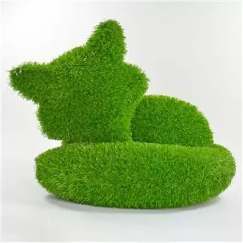 AniPlants, Grasfigur, ″Fuchs″ liegend, Gartendeko, Kunstrasenfiguren