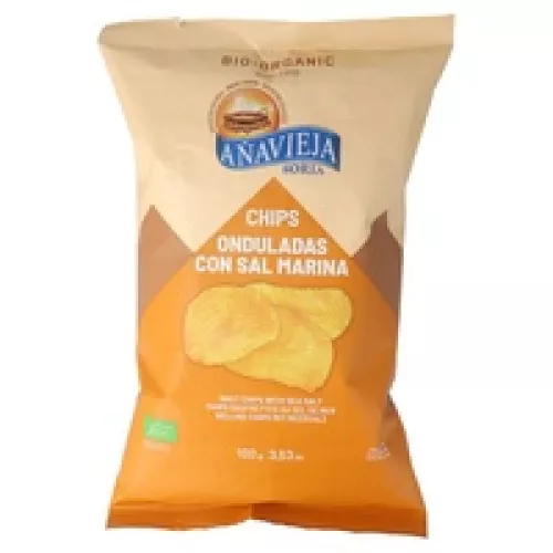 Patatas fritas onduladas con aceite de girasol 100 g - Cal Valls