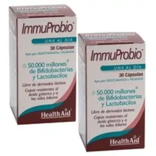 Pack 2x Immuprobio (50.000 Millones) 2x30 cápsulas vegetales 183