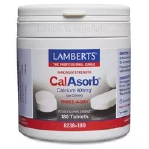 CalAsorb 180 tabletas de 800mg 144