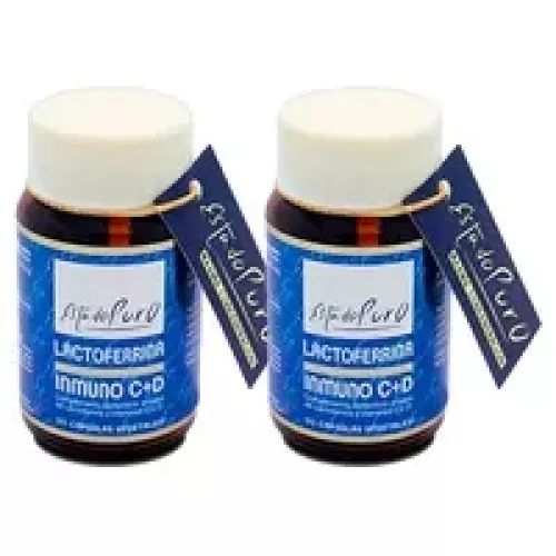 Pack lactoferrina inmuno C+D 2 unidades de 30 cápsulas 179
