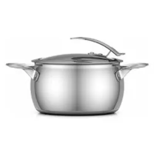 Olla de acero inoxidable 20x11,5 cm 1 unidad 4225