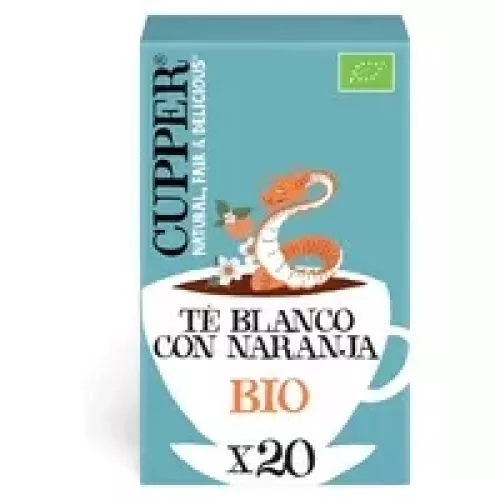 Infusión té blanco con naranja Bio 20 bolsitas infusoras de 1.7g (Naranja) 3131