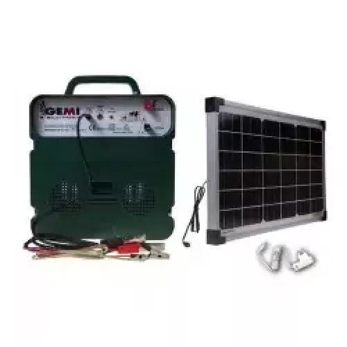 Electrificador para cerca eléctrica con panel solar 12 v / 220v