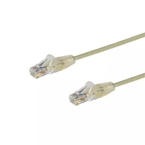 Startech N6PAT250CMGRS Cable de Red Cat6 Delgado RJ-45 sin Enganches 2.5m Gris