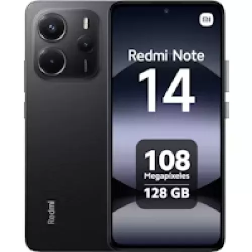 Xiaomi - Redmi Note 14 16,9 cm (6.67″) Ranura híbrida Dual SIM 4G USB Tipo C 6 GB 128 GB 5500 mAh Negro