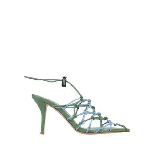 Gia Borghini Mujer Verde salvia Sandalias Piel