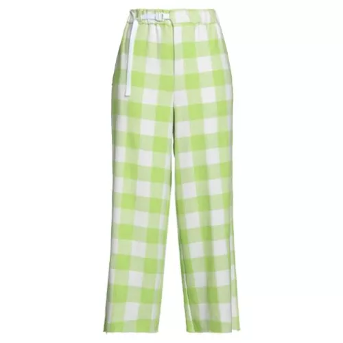 White Sand 38 Mujer Verde claro Pantalones Algodón, Poliéster, Otras Fibras