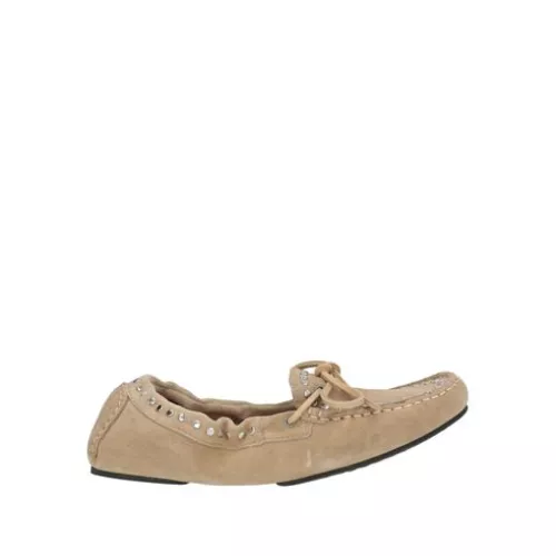 Alohas 37 Mujer Beige Mocasines Cuero