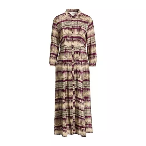 Ba&sh Mujer Burdeos Vestido midi Viscosa