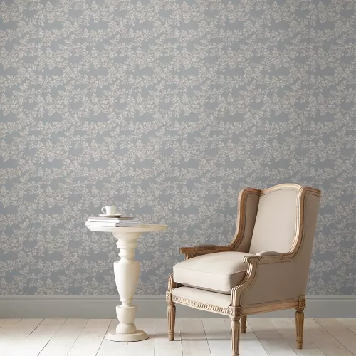 Papel pintado laura ashley burnham pale seaspray 1005 x 52cm