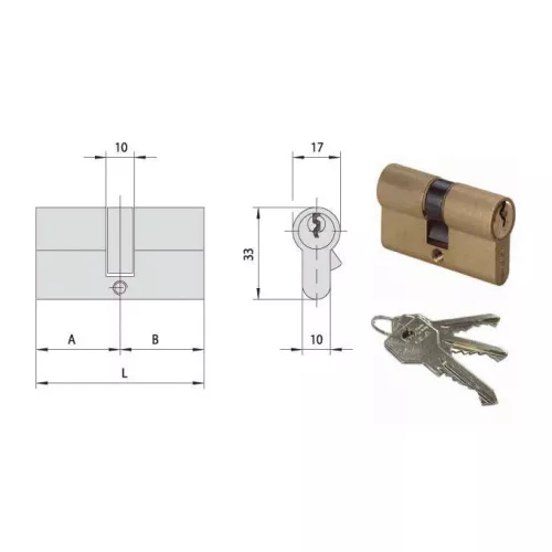 Cilindro inferior 109.0-49.5-59.5 0g300-36-0 cisa