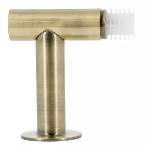 1 soporte a pared para barra diámetro 28 mm mobois acero bronce envejecido fijo 10 cm