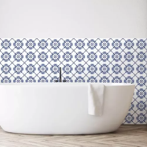 60 vinilos baldosas de cemento azulejos eolia - adhesivo de pared - revestimiento sticker mural decorativo - 60stickers15x15cm