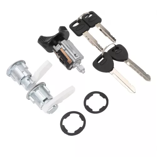 Juego de cilindros de cerradura de puerta de encendido con llaves de alto rendimiento y suave f2uz1522050a para bronco ranger aerostar