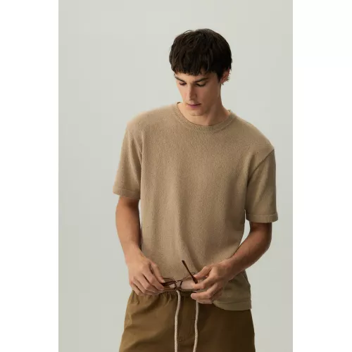 Camiseta textura punto