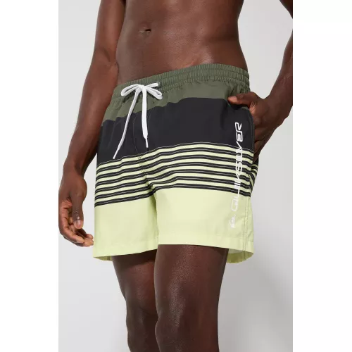 Bañador Rayas Quiksilver - Verde - Bañador Hombre talla XL