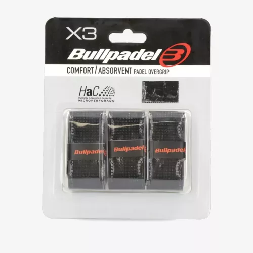 Bullpadel GB-1201 - Negro - Overgrip Pádel talla T.U.