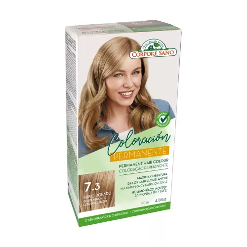 Corpore Sano Tinte Permanente Nº 7.3 Rubio Dorado 140ml