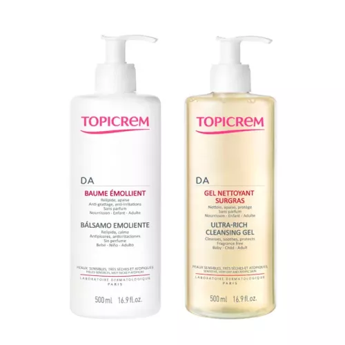 Topicrem Pack Baume + Gel Aceite 500ml