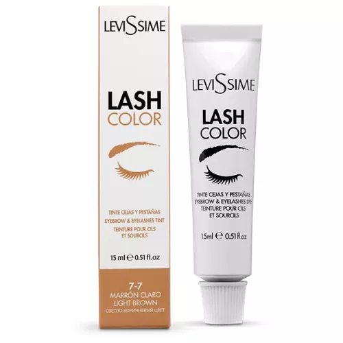 Levissime Lash Color Cejas y Pestañas 7-7 Marrón Claro 15ml