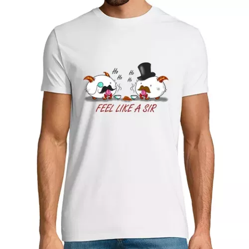 Camiseta Hombre Manga Corta Poros like a sir laTostadora
