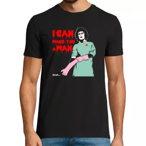 Camiseta Hombre Manga Corta I Can Make You A Man (Rocky Horror)