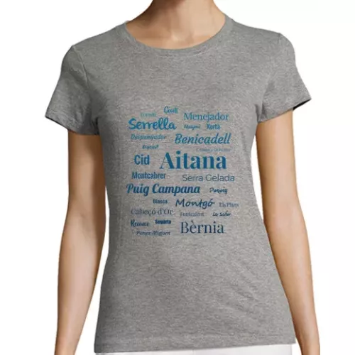 Camiseta Mujer Manga Corta Camiseta mujer Sierras de Alicante N2