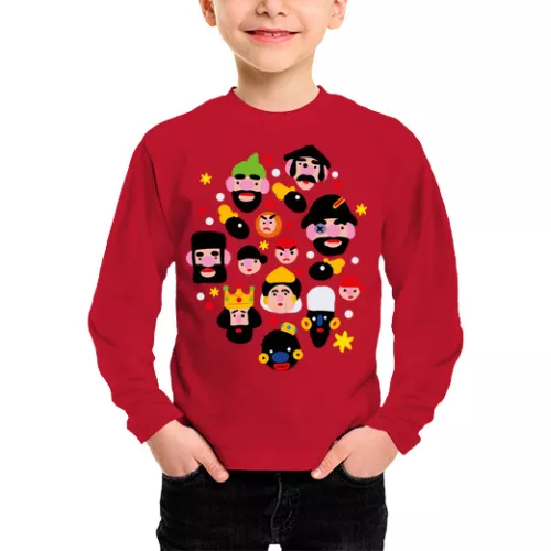 Camiseta Niño Manga Larga Gigantes y Cabezudos de Estella