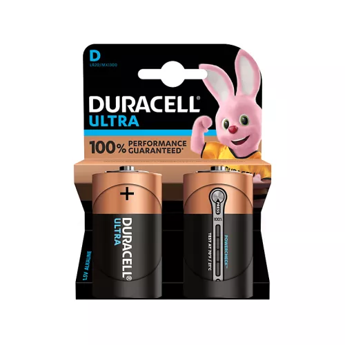 Pilas - Duracell Ultra Power D, 2 Ud