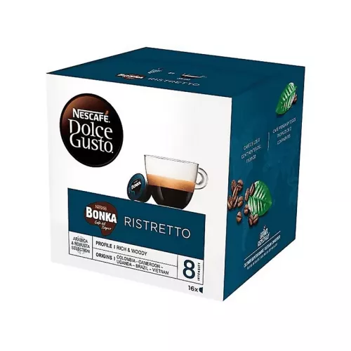 Cápsulas monodosis - Dolce Gusto Bonka Espresso, Pack de 16 cápsulas para tazas