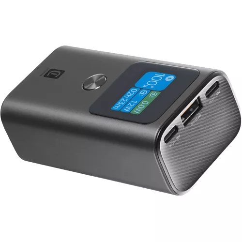 Powerbank - CellularLine ULTRON, 10000 mAh, 30W, Universal, USB-C, Negro
