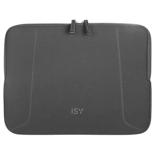 Funda portátil - ISY INB-1315, Universal, Hasta 14″, Poliéster, Gris