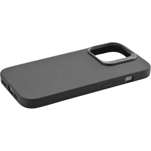 Funda móvil - CellularLine SENSPLUSIPH15K, Para Apple iPhone 15, Silicona, Trasera, Negro