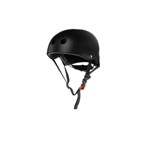 Casco - Beetle Helm M1, Talla S, Cierre de barbilla, Adhesivos reflectantes, Negro