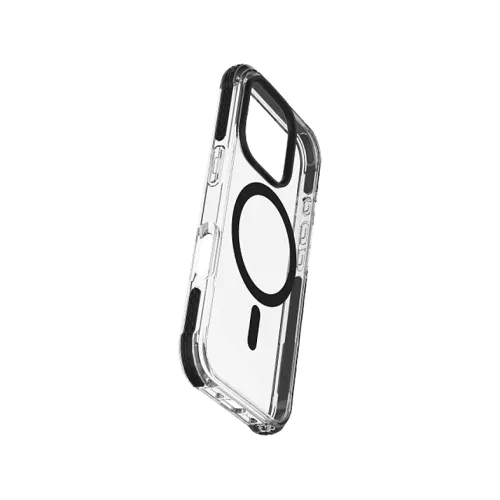 Funda móvil - CellularLine, Para Apple iPhone 16 PRO, Trasera, TPU, MagSafe, Transparente