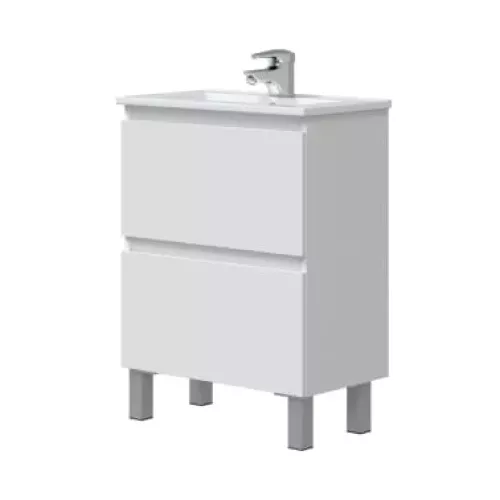 Mueble de baño thea color blanco 60x36cm