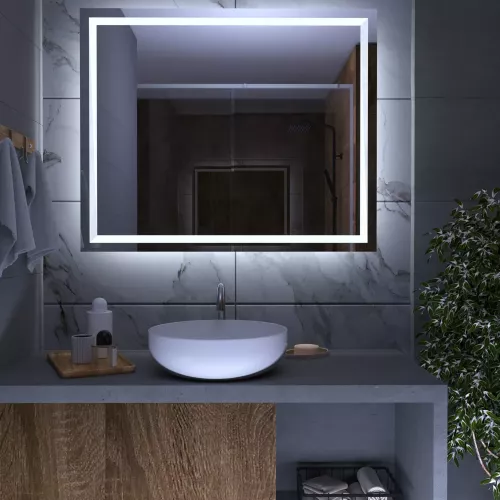 Espejo de baño con luz F2 200x40 cm