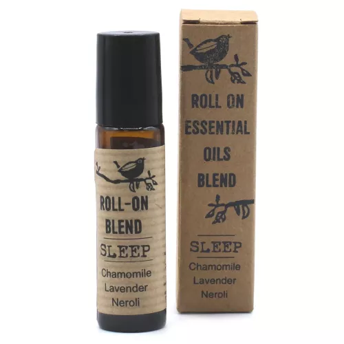 Roll-on Mezcla de Aceites Esenciales Dormir Manzanilla, Lavanda y Nerolí con vitamina E - 10ml.