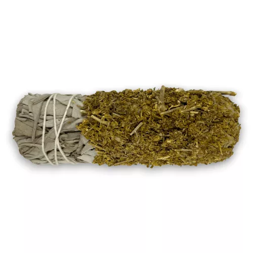 Atado DIP Salvia Blanca con Ruda - Atado Rebozado Ecoartesanal - Protección y Purificación