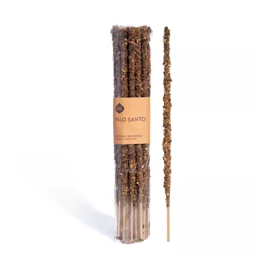 Incienso Artesano Palo Santo Sagrada Madre Armonía y Bienestar - Pack 20 barritas