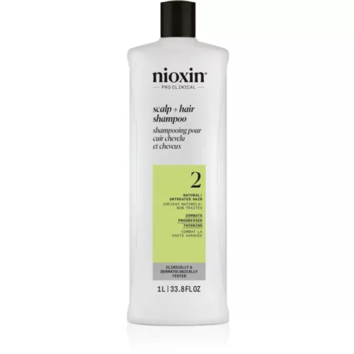 ¡47% DTO! Scalp + Hair Shampoo Sistema 2 Champú para Cabello Debilitado 1000 ml