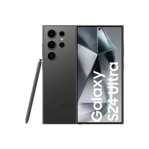 Smartphone SAMSUNG Galaxy S24 Ultra (Negro - 12 GB RAM - 6,8″ - Enchufe EU - 256 GB)