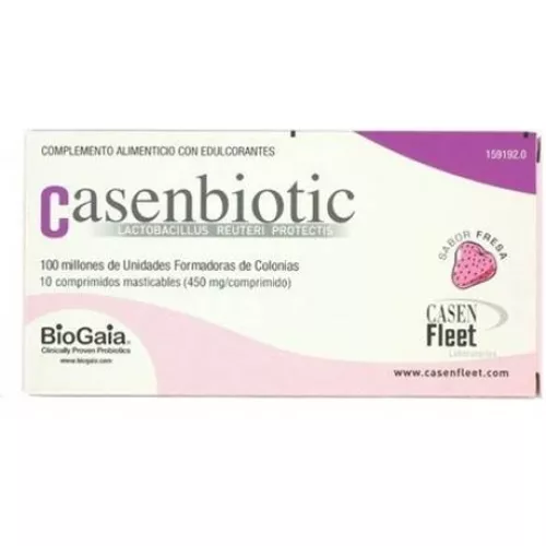 Casen Fleet Casenbiotic Fresa 10 comprimidos 1957