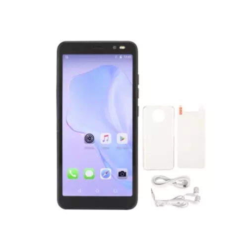 Teléfono Inteligente De 5,45 Pulgadas Con Desbloqueo Facial, 1080 X 2320, 4 Gb, 32 Gb, Mtk6580m, 5 Mp, 8 Mp, Android 12, Batería De 4800 Mah, Color Ne