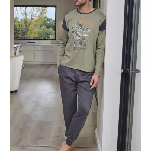 Pijama Hombre MASSANA P751301 Kaki M