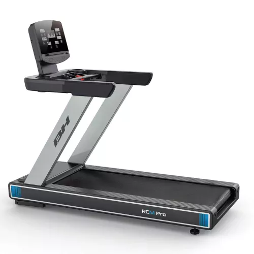 Cinta de correr RCM Pro BH Fitness: con un potente motor AC que alcanza velocidades de 0.8 a 22km/h